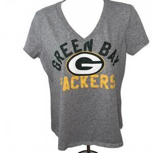 Women's NFL Green Bay Packers V-Neck Tee, Large, touch by Alyssa Milano